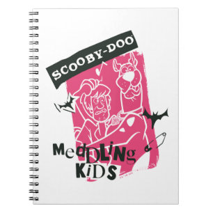 Shaggy and Scooby-Doo Meddling Kids Punk Outline Notebook
