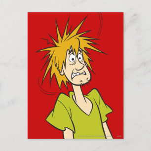 Shaggy Frightened Postcard