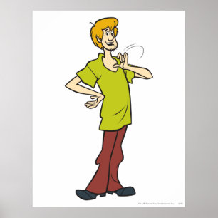 Shaggy Gesturing Poster