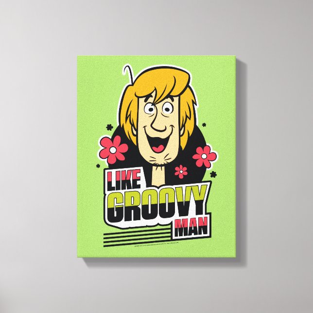 Shaggy "Like Groovy Man" Graphic Canvas Print (Front)