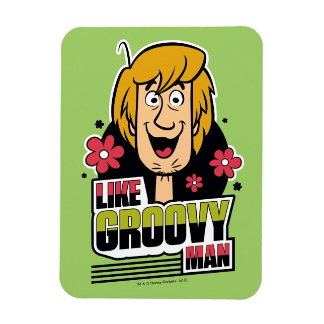 Shaggy "Like Groovy Man" Graphic Magnet (Vertical)