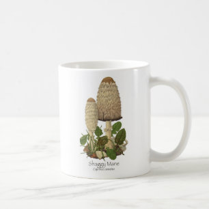 Shaggy Mane Mushroom Coffee Mug