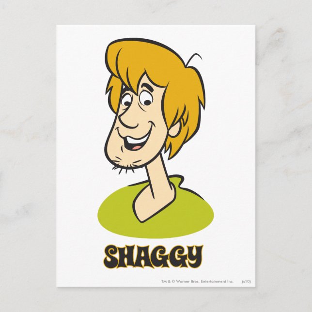Shaggy Name Graphic Postcard (Front)