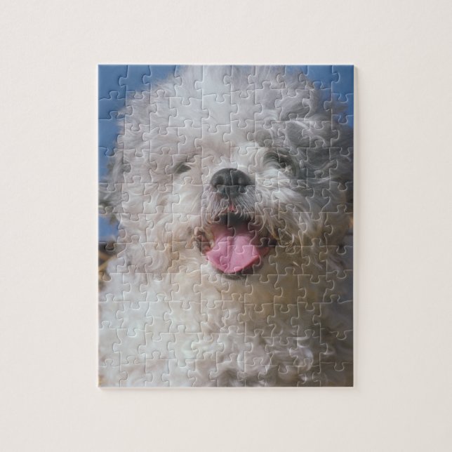 Shaggy Poodle Dog Puzzle (Vertical)