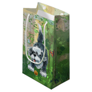 Shaggy Sheep Dog Small Gift Bag
