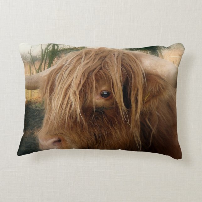 Shaggy Yak Decorative Cushion (Back)