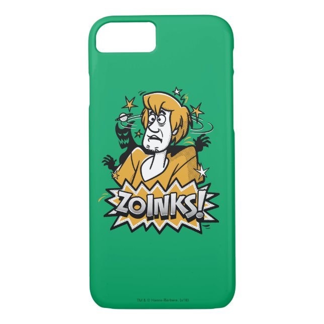 Shaggy "Zoinks!" Halftone Graphic Case-Mate iPhone Case (Back)