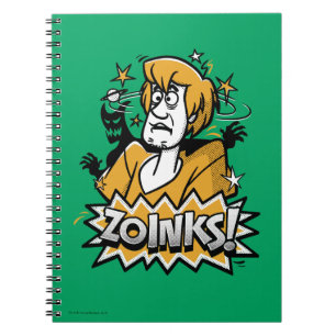 Shaggy "Zoinks!" Halftone Graphic Notebook