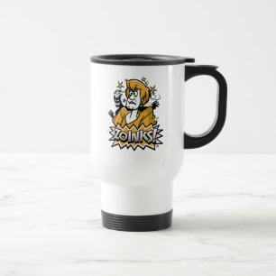 Shaggy "Zoinks!" Halftone Graphic Travel Mug