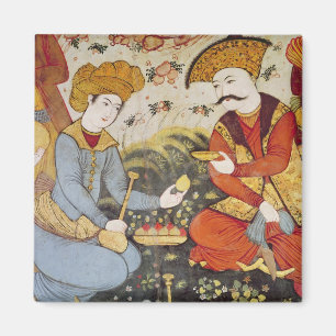 Shah Abbas I  and a Courtier Magnet