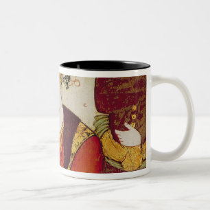 Shah Abbas I and a Courtier offering Two-Tone Coffee Mug