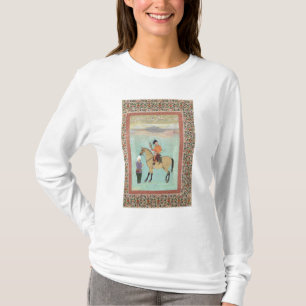Shah Abbas  on a horse holding a falcon T-Shirt