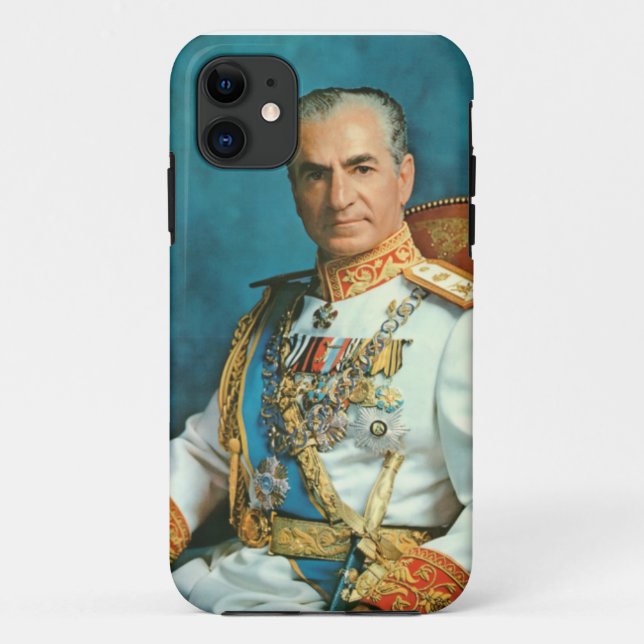 shah of Iran- Mohammad Reza shah Pahlavi Case-Mate iPhone Case (Back)