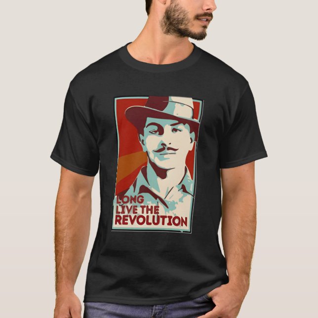 Shaheed Bhagat Singh Revolution T-Shirt (Front)