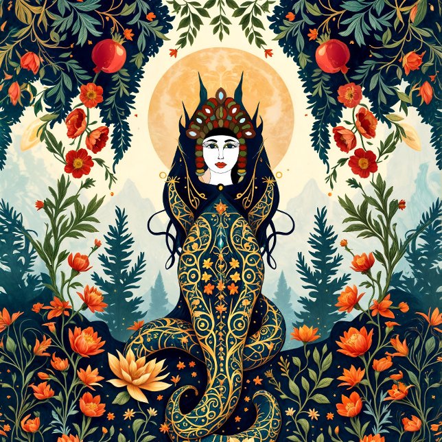 Shahmaran Mythology Shower Curtain – Mystical (Creator Uploaded)