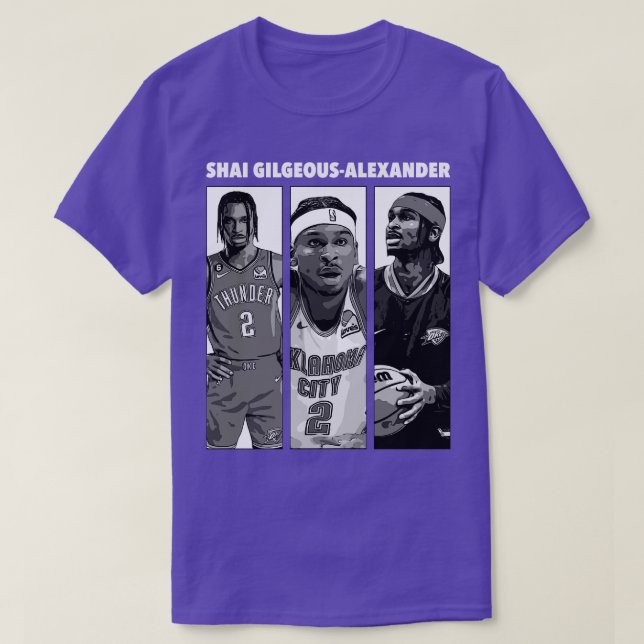 Shai GilgeousAlexander Basketball 2 T-Shirt (Design Front)