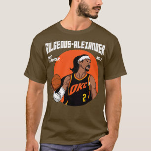 Shai GilgeousAlexander Comic Style Art T-Shirt