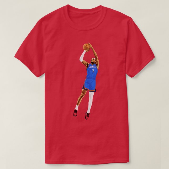 Shai GilgeousAlexander OKC T-Shirt (Design Front)