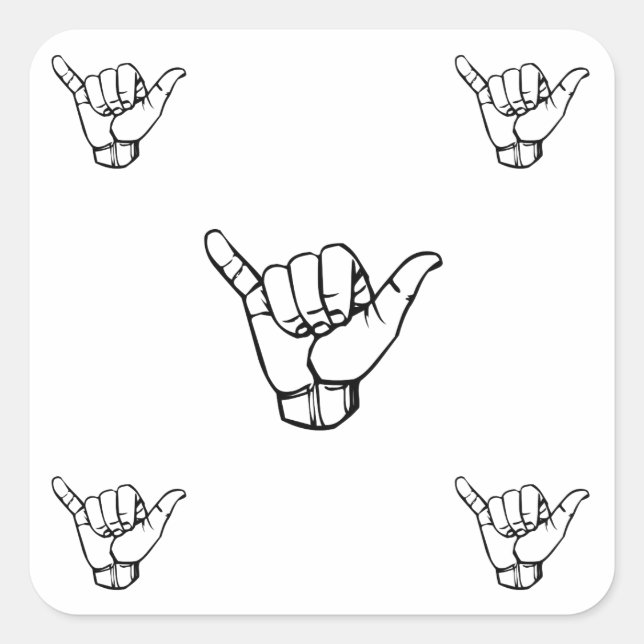 SHAKA ASL Stickers (Front)