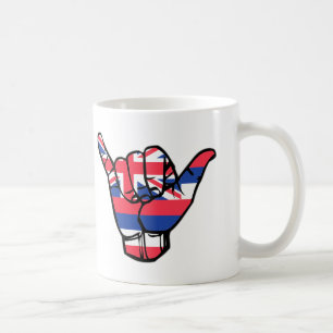 Shaka Hawaii Flag Coffee Mug