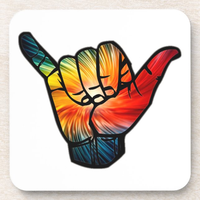 Shaka Rainbow Coaster (Front)