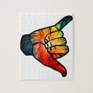 Shaka Rainbow Jigsaw Puzzle
