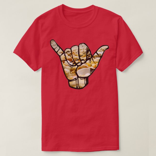 Shaka Shells T-Shirt (Design Front)