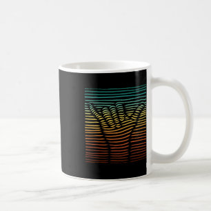 Shaka Sign Sunset Hand Lines Loose Aloha Hawaiian Coffee Mug