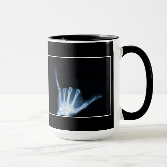 Shaka Sign X-Ray (Hang Loose) Mug (Right)