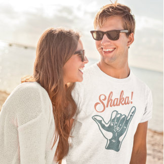 Shaka Summer Beach Surfing Surfer T-Shirt