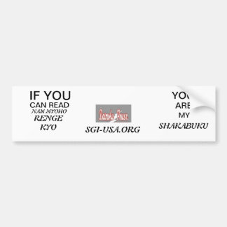 SHAKABUKU BUMPER STICKER