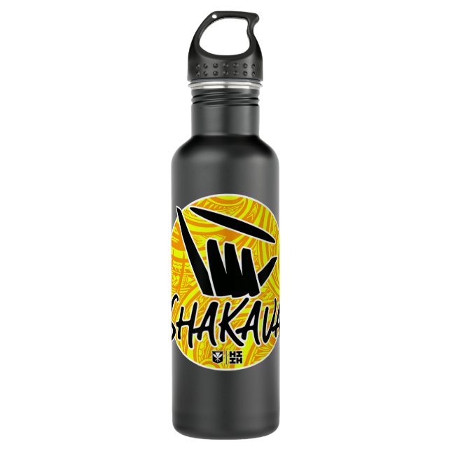 Shakava HI Finest Collab Sakau Kava Drinker gift  710 Ml Water Bottle (Front)