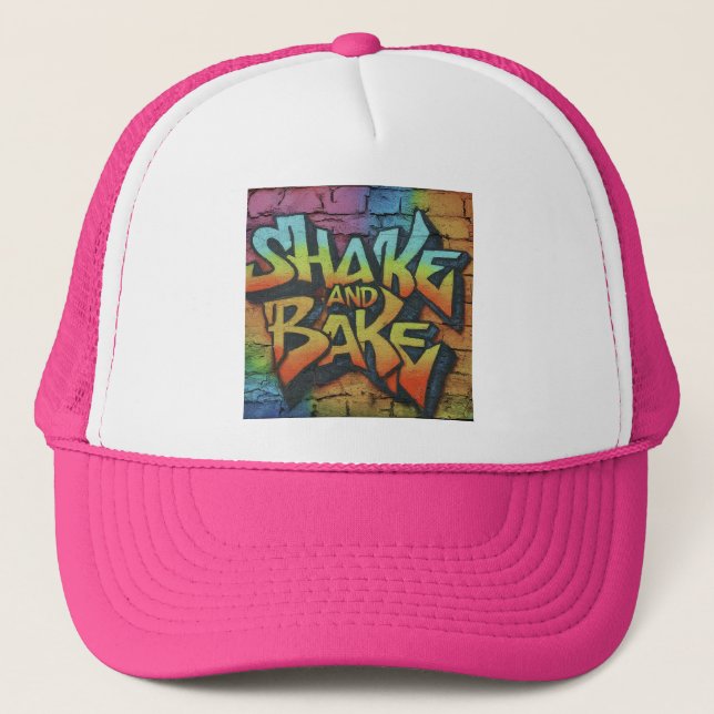 SHAKE AND BAKE TRUCKER HAT (Front)