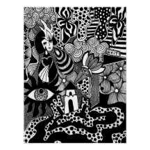 Shake It Out – Emotional Surreal Black and White A