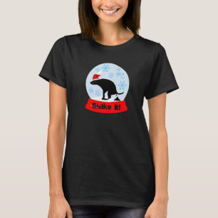 Shake it Pooping Dog Globe T-Shirt