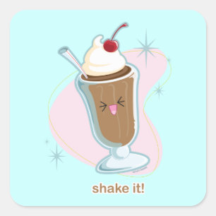 Shake It! Square Sticker