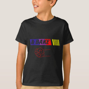 Shake or bake funny dad kid matching happy T-Shirt
