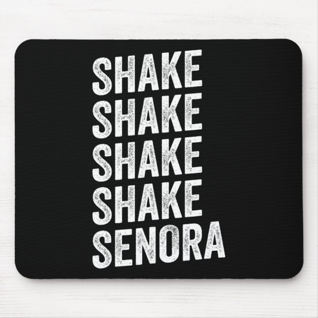 Shake Shake Senora Halloween  Mouse Mat (Front)