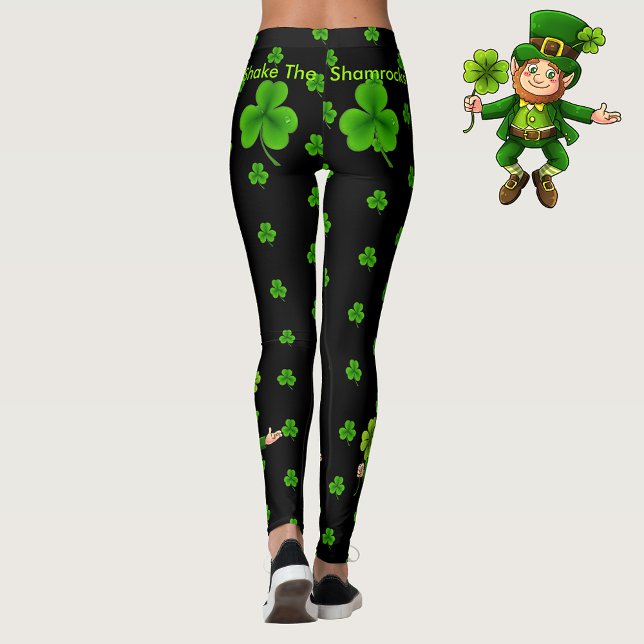 Shake The Shamrocks St. Patrick's Day Leggings (Creator Uploaded)