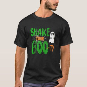 Shake Your Booty Ghost Funny Halloween Pun T T-Shirt