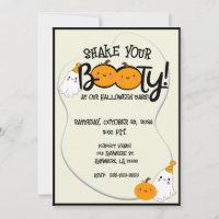Shake Your Booty Halloween Party Invitation