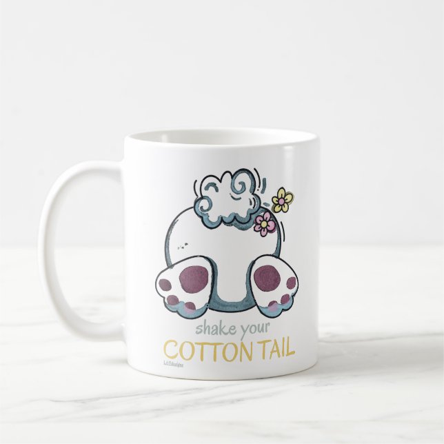 SHAKE YOUR COTTON TAIL easter gift idea            Coffee Mug (Left)