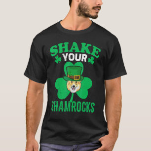 Shake Your Shamrock Corgi Dog St Patricks Day T-Shirt