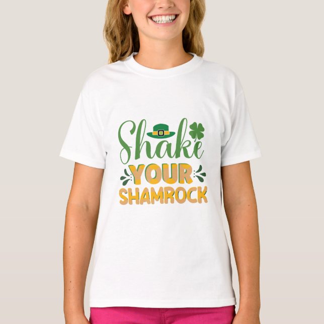Shake Your Shamrock St. Patrick’s Day T-Shirt (Front)
