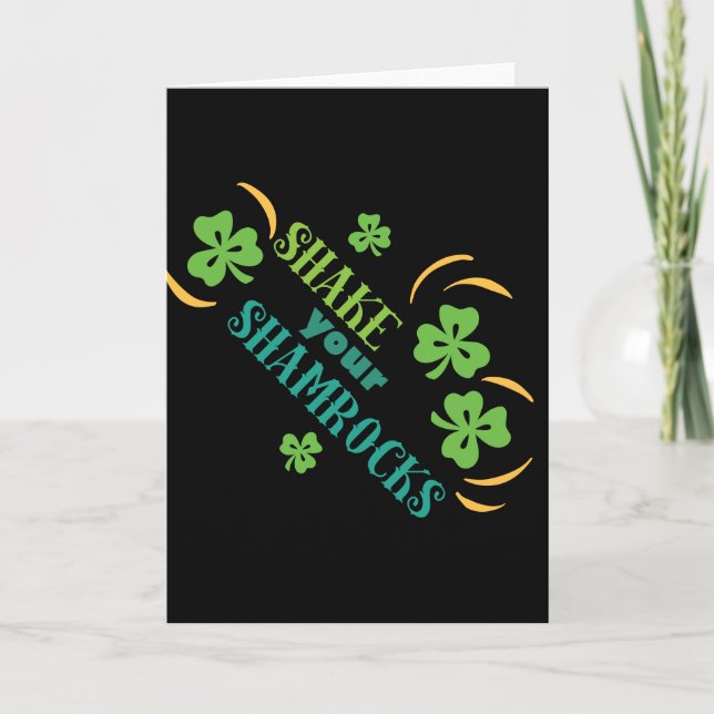 Shake Your Shamrocks Card (Front)