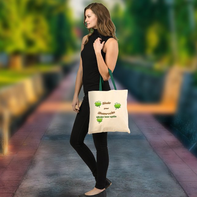 Shake Your Shamrocks Till The Beer Spills Tote Bag (Creator Uploaded)