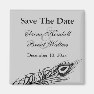 Shake your Tail Feathers Save the Date Magnet