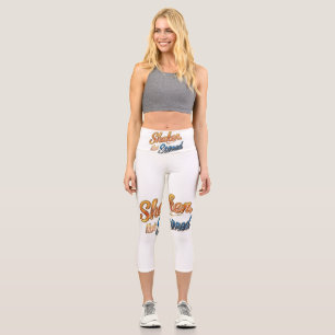 "Shaken, Not Stirred." Capri Leggings