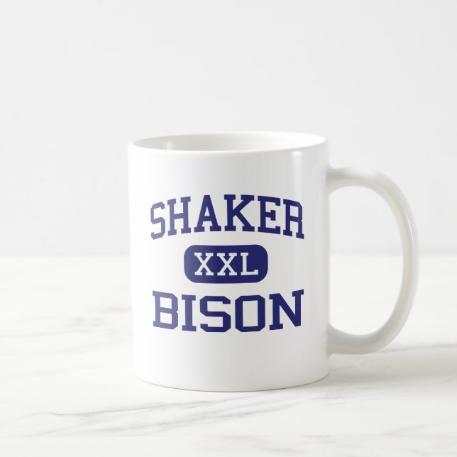 Shaker - Bison - High School - Latham New York Coffee Mug (Right)