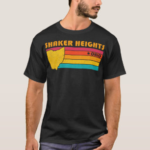 Shaker Heights Ohio Vintage Distressed Souvenir T-Shirt